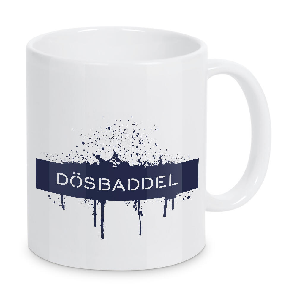 Tasse "Plattdeutsch DÖSBADDEL" artboxONE - Typografie - Dialekt,Maritim,Dummkopf
