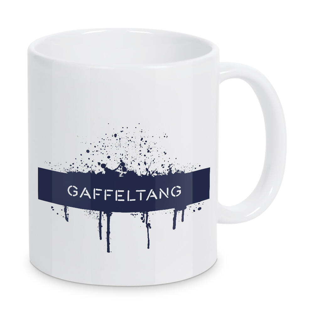 Tasse "Plattdeutsch GAFFELTANG" artboxONE - Typografie - Dialekt,Frau,Norddeutsch