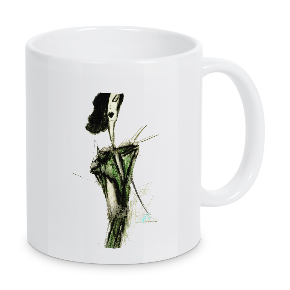 Tasse "Elle disait" artboxONE - Abstrakt - Woman