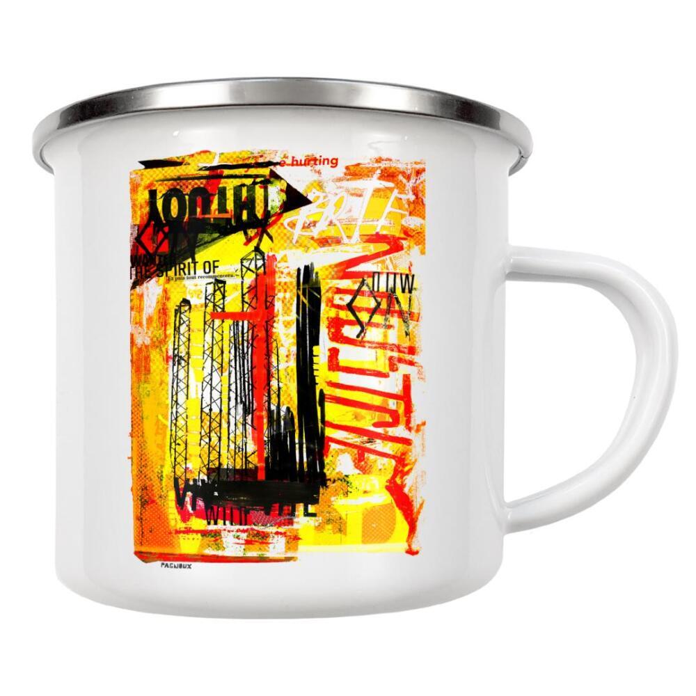 Emaille Tasse "Industrial" artboxONE - Abstrakt - Urban,Industrial