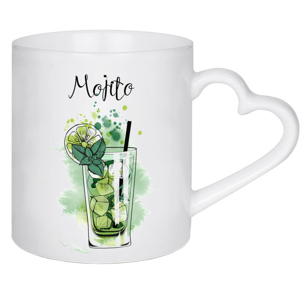 Herztasse "Mojito cocktail" artboxONE - Essen & Trinken / Alkohol - Mojito,Cocktail,Alcohol
