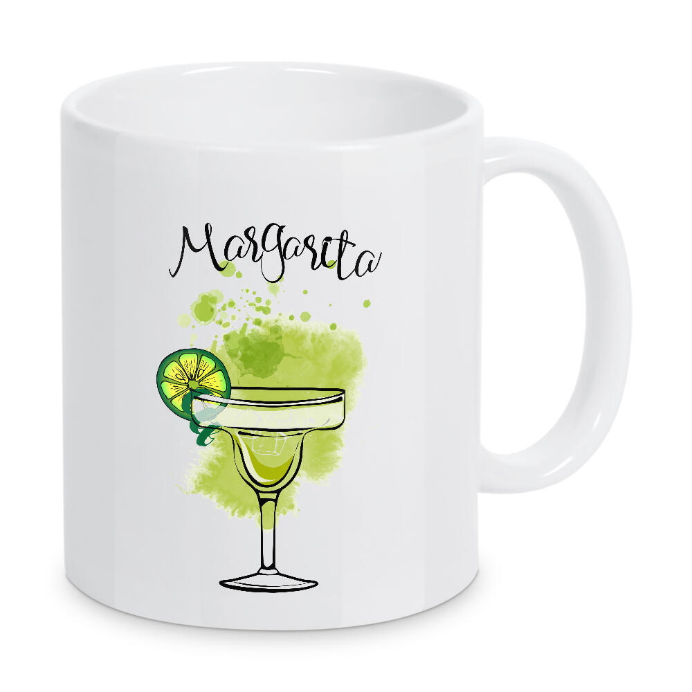 Tasse "Margarita" artboxONE - Essen & Trinken / Alkohol - Margarita,Cocktail,Illustration,Watercolor,Alcohol,Glass