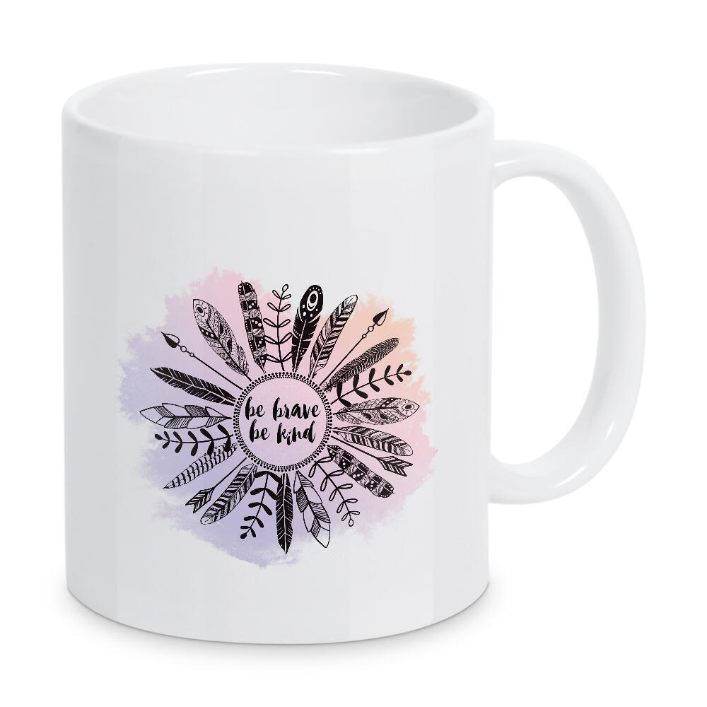 Tasse "Be Brave Be Kind" artboxONE - Festivals - Quote,Motivational,Boho style,Boho