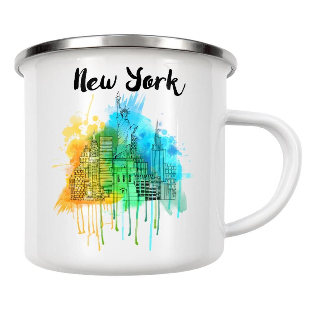 Emaille Tasse "New York 3" artboxONE - Reise,Architektur,Reise / Länder