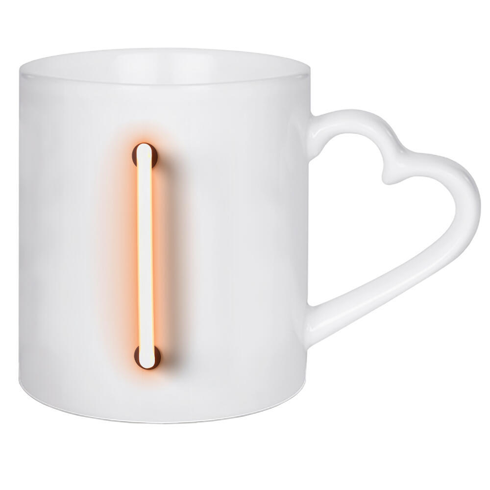 Herztasse "Neon Alphabet On - I" artboxONE - Buchstaben / I - Buchstabenset-neon1,Buchstabe-i,Neon sign,Neon art,Alphabet