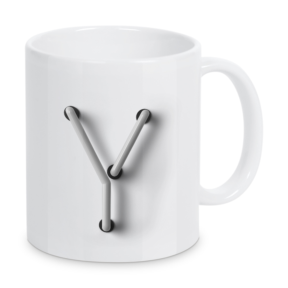 Tasse "Neon Alphabet Off - Y" artboxONE - Buchstaben / Y - Buchstabenset-neon2,Buchstabe-y,Buchstabe,Y,Abc,Neon sign,Neon art,Alphabet