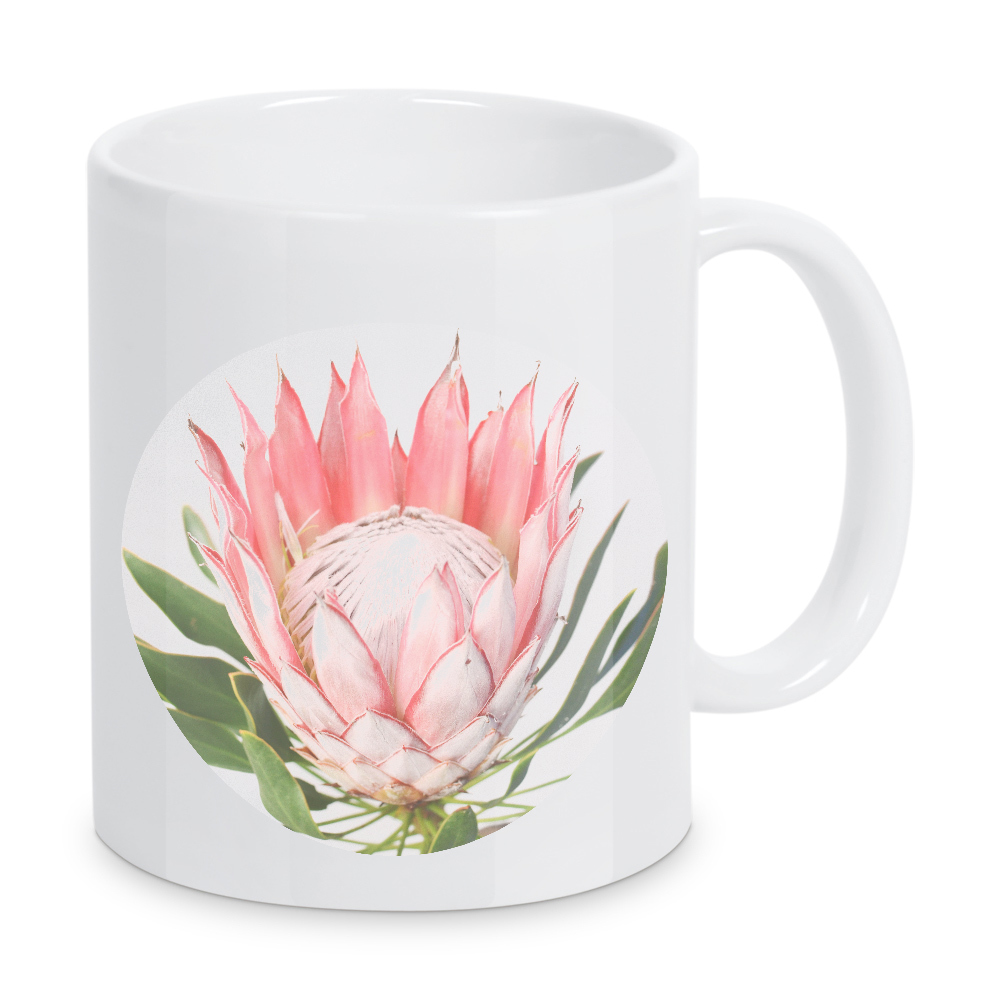 Tasse "PINK PROTEA" artboxONE - Floral - Flower prints,Protea,Spring,Frühling