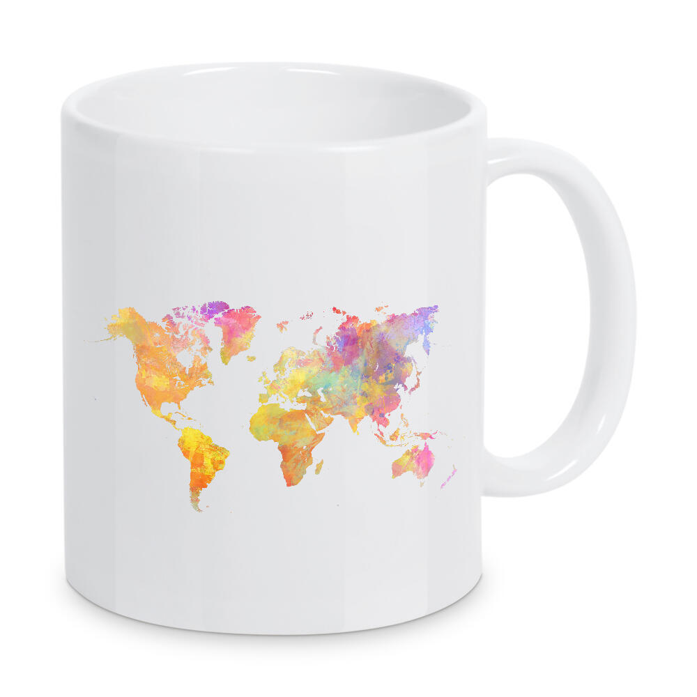 Tasse "World map 29 pastel" artboxONE - Reise,Kartografie