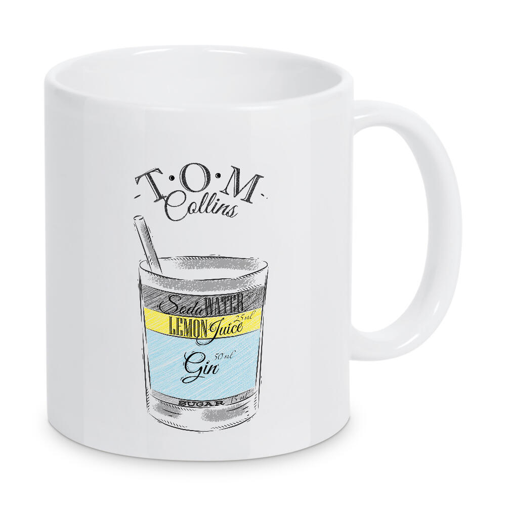 Tasse "Tom Collins cocktail wood" artboxONE - Essen & Trinken / Alkohol