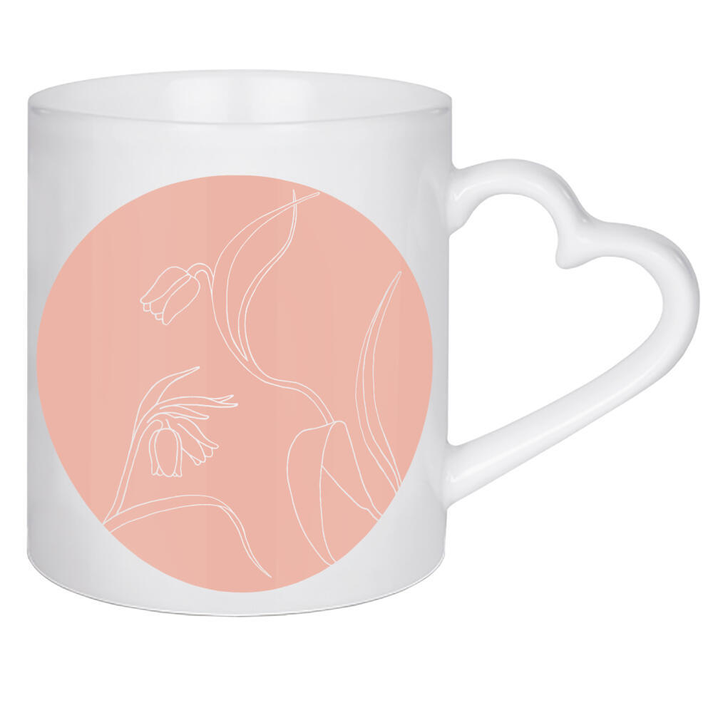 Herztasse "Beautiful tinkerbells light pink" artboxONE - Natur,Floral,Für Mama