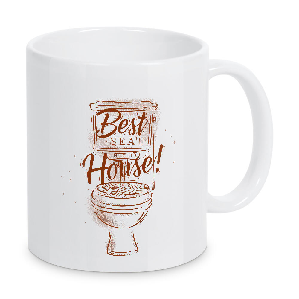 Tasse "Toilet graphics craft" artboxONE - Typografie,Lustig - Toilet,Restroom,Graphic,Bathroom,Illustration,Symbol,Design,Creative,Retro,Vintage,Craft