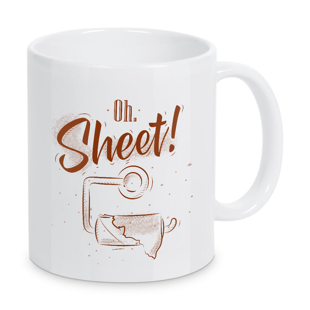 Tasse "Toilet finish paper graphics craft" artboxONE - Typografie - Toilet