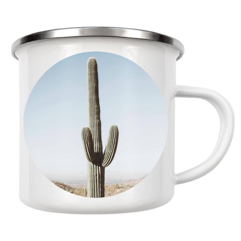 Emaille Tasse "California Desert" artboxONE - Natur,Reise - California desert,Cactus,Desert