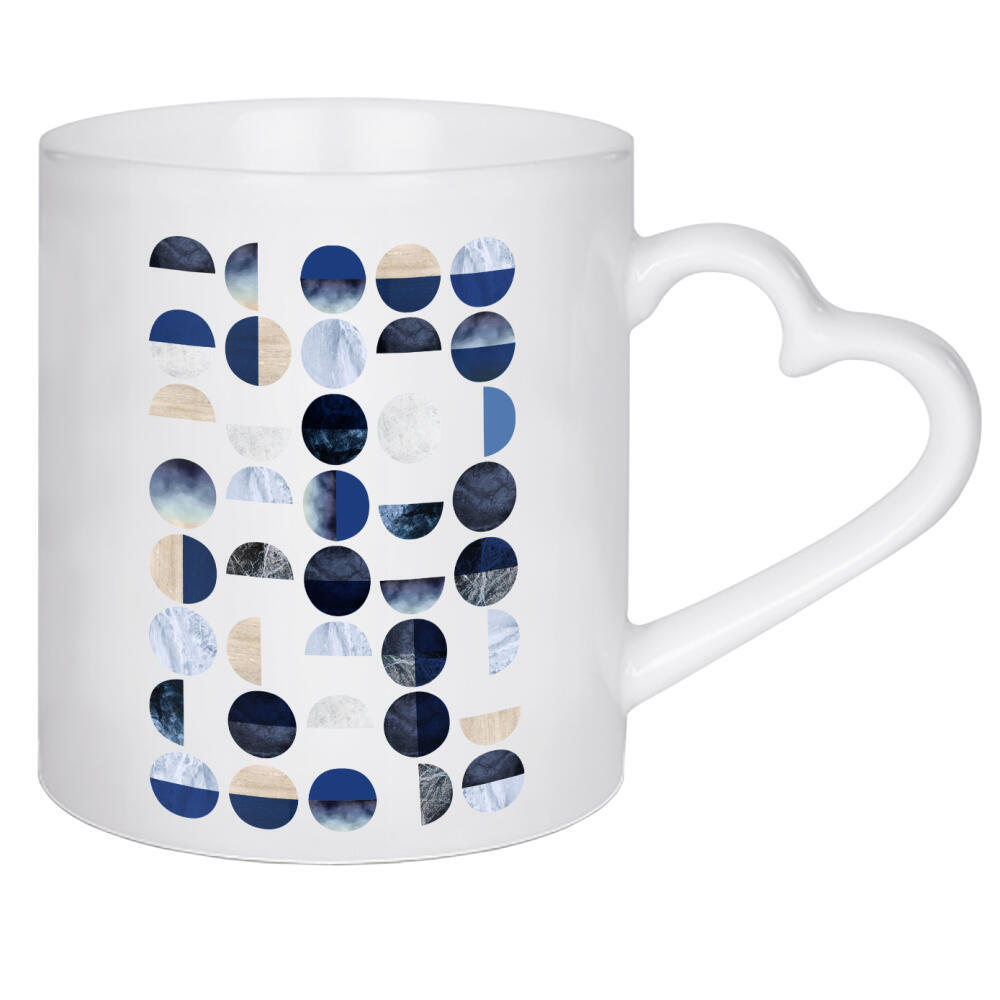 Herztasse "Geometric Circles" artboxONE - Geometrie