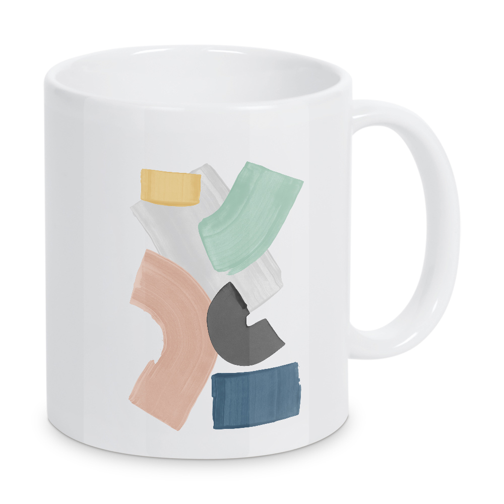 Tasse "Pastel Paint Blocks" artboxONE - Abstrakt,Geometrie