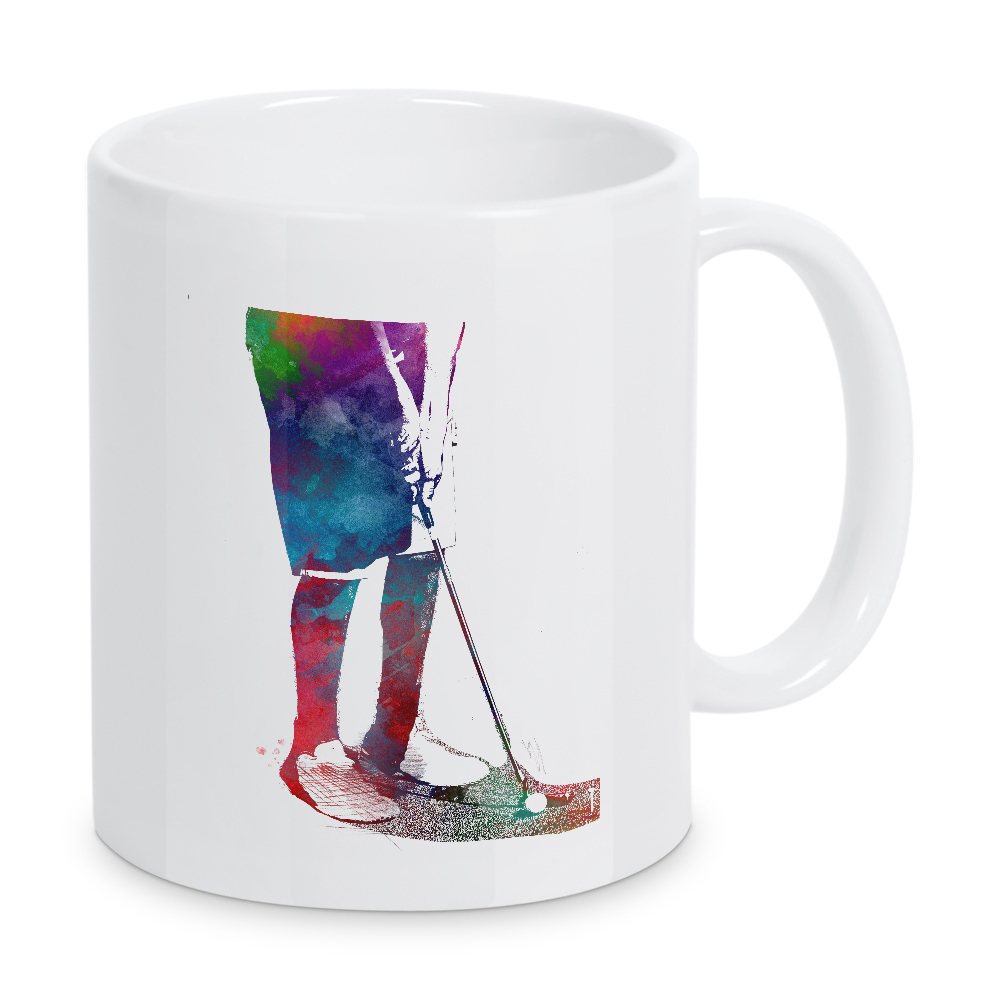 Tasse "Golf art" artboxONE - Sport,Sport / Sommerspiele - Golf,Golfs,Golf player,Sport,Sports,Digital,Art,Golfspieler,Spieler,Mensch,Man