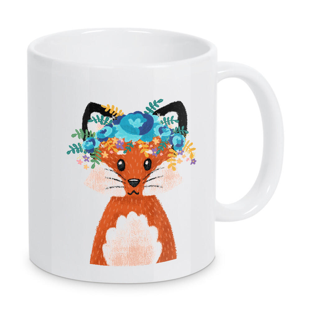 Tasse "Happy Fuchs!" artboxONE - Floral,Für Kinder,Tiere