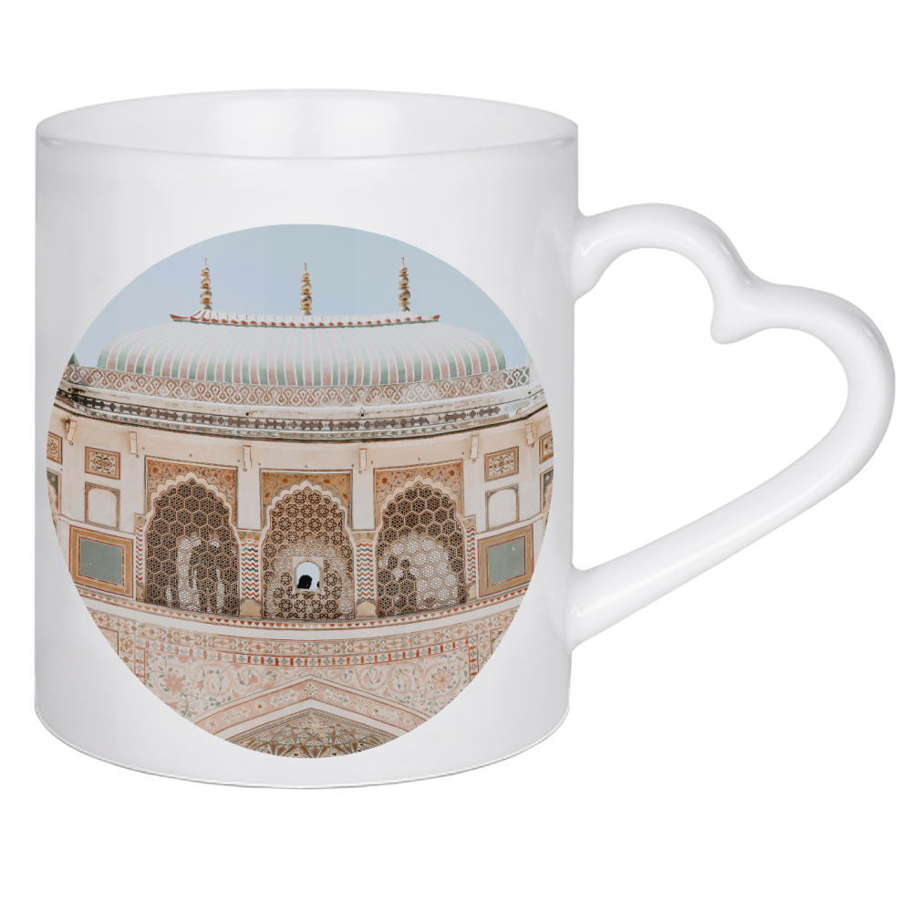 Herztasse "Amber Fort, India" artboxONE - Architektur,Reise / Asien,Städte / Weitere
