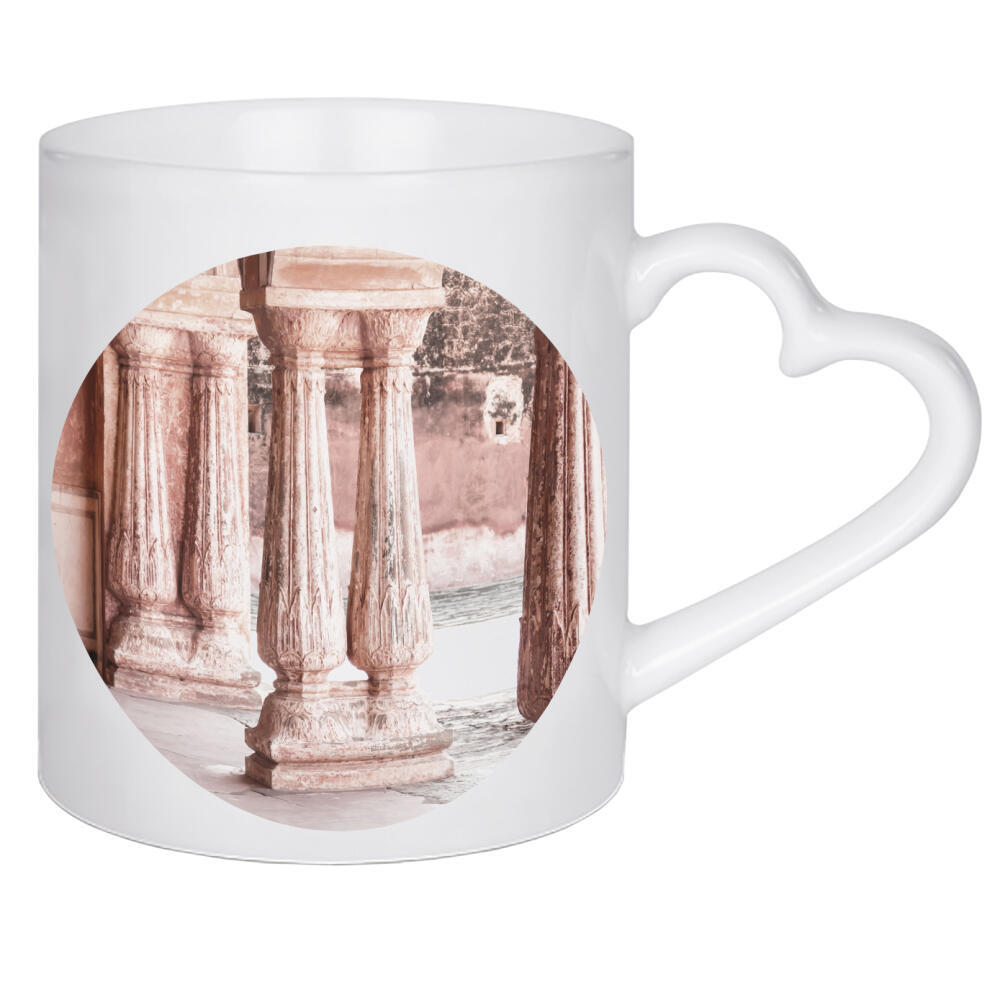 Herztasse "Pink Column" artboxONE - Architektur,Reise / Asien,Reise / Länder,Städte / Weitere
