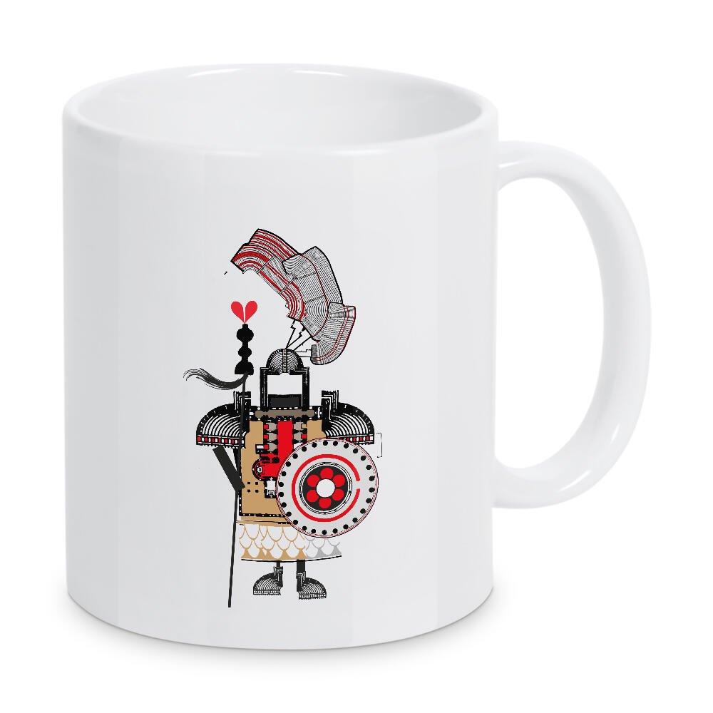 Tasse "Römer" artboxONE - Für Kinder,Abstrakt - Ritter,Kinder,Modern,Lustig,Herzchen,Jungs,Nursery,Children,Funny,Abstract,Abstrakt,Knight,Rüstung