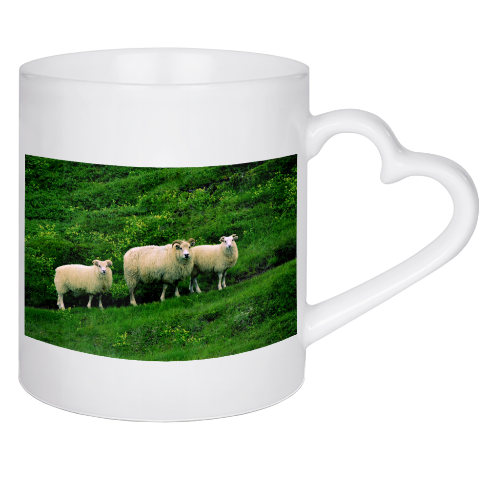 Herztasse "Schafe" artboxONE - Reise,Tiere,Reise / Länder