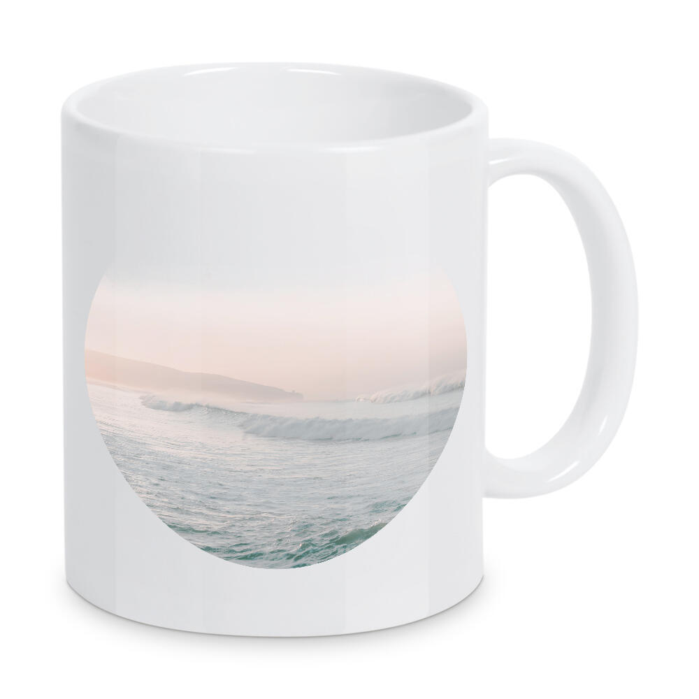 Tasse "Vanilla Sky Beach" artboxONE - Natur,Reise,Reise / Strand und Meer - Beach,Pastel,Minimalist,Strand,Meer,Sea,Natur,Nature,Travel,Reise