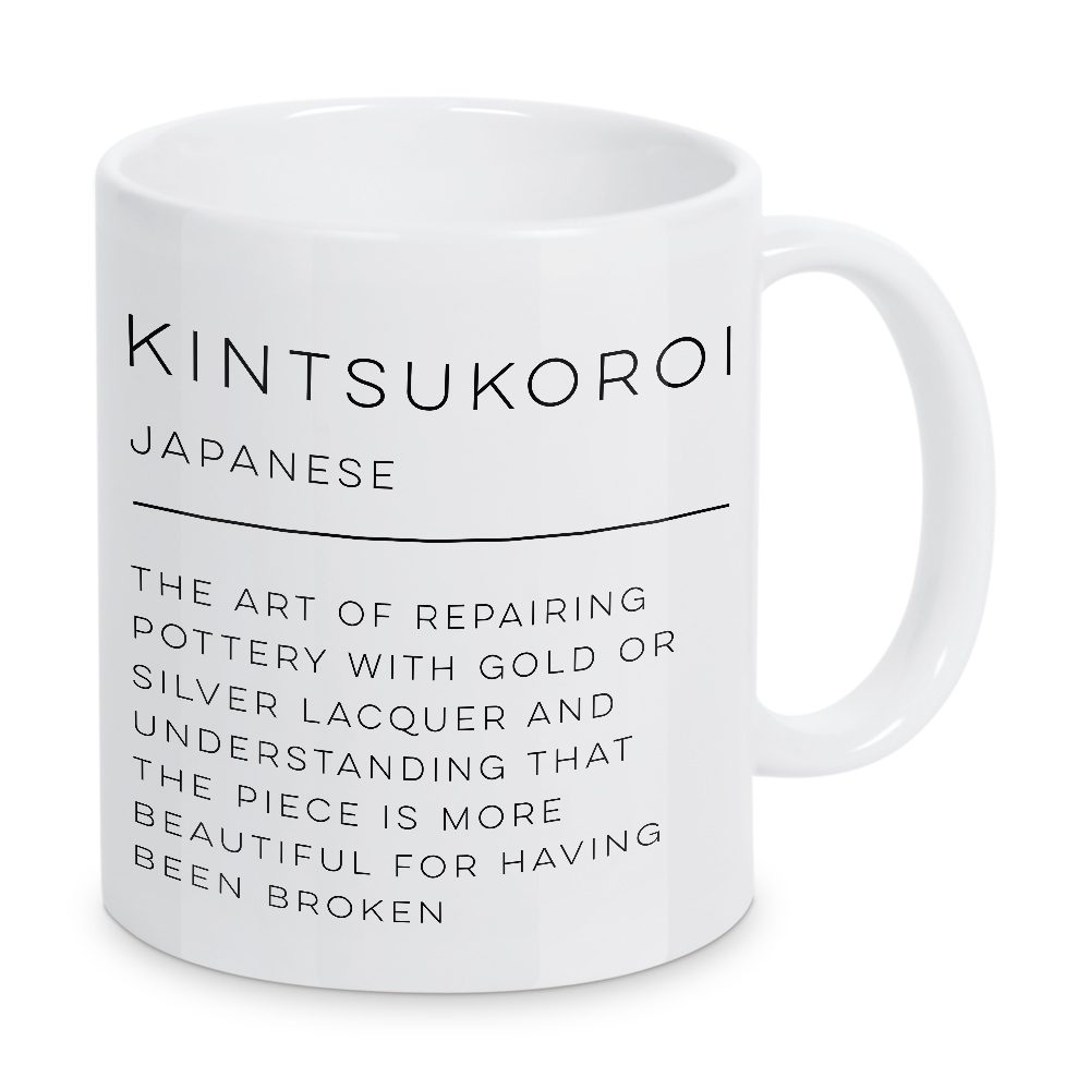 Tasse "Kintsukoroi Definition" artboxONE - Typografie