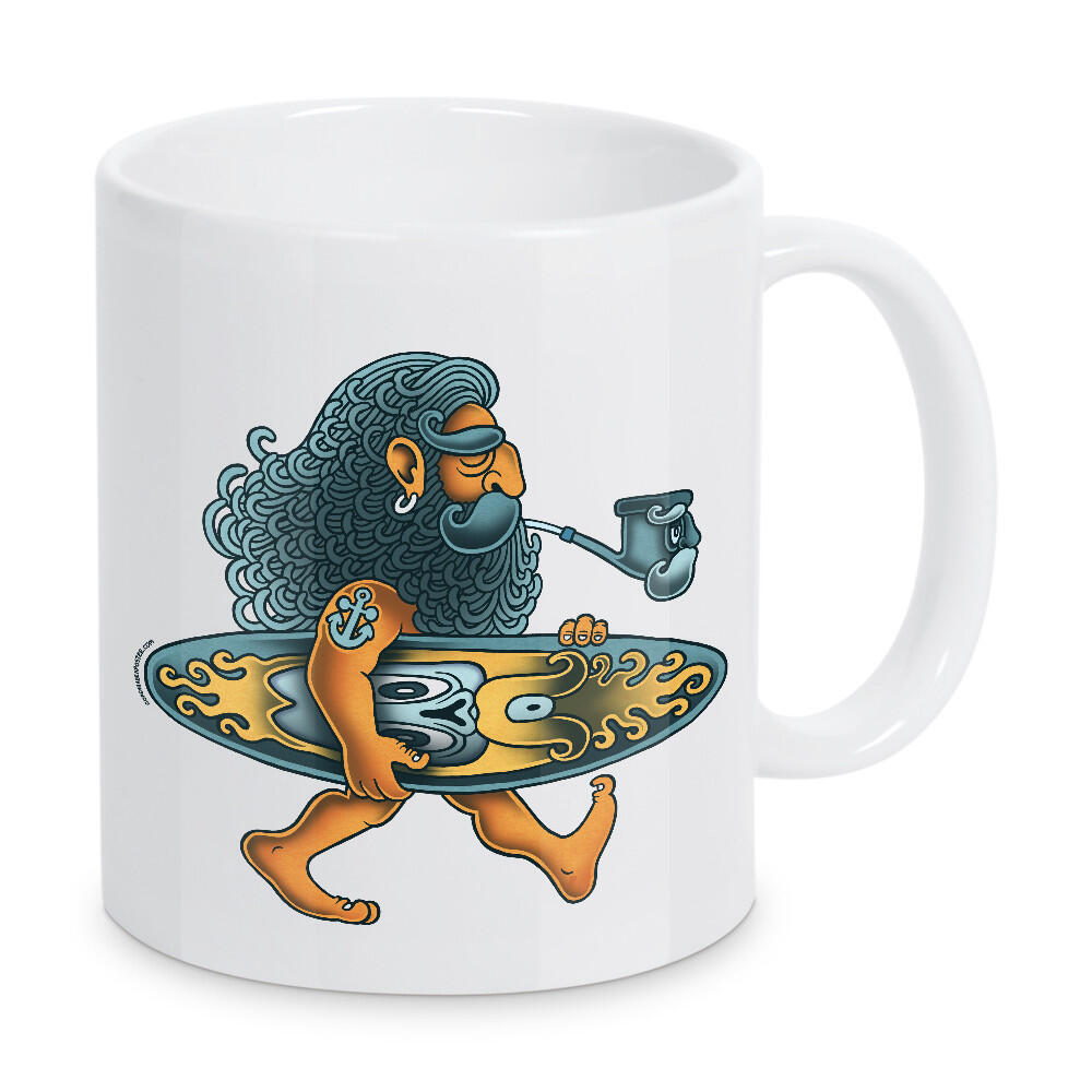 Tasse "Cape Town Surfer" artboxONE - Städte,Reise,Streetart,Lustig
