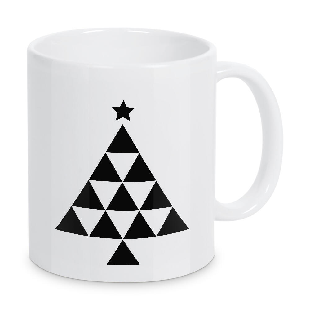 Tasse "Motiv Tannenbaum" artboxONE - Natur,Schwarzweiß,Geometrie,Weihnachten