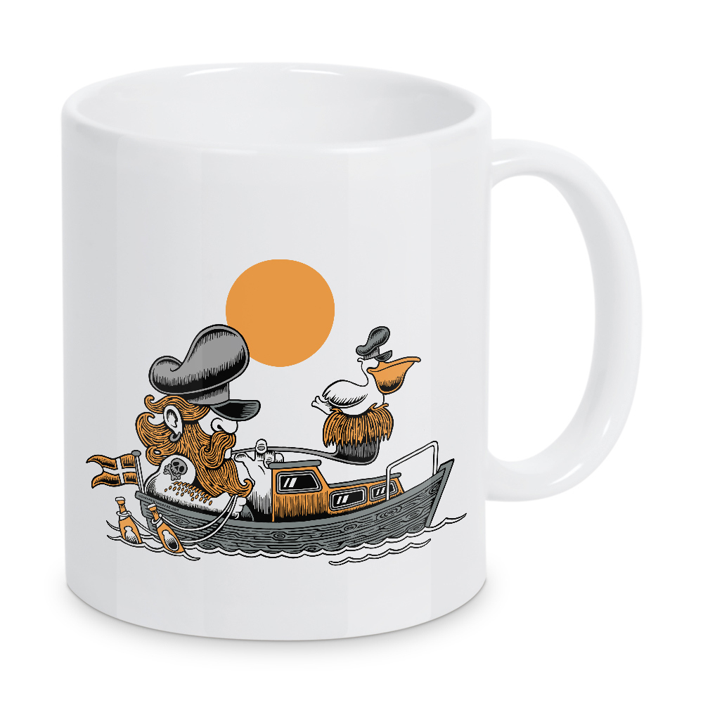 Tasse "Copenhagen Pelican Ship" artboxONE - Städte,Reise,Streetart,Städte / København,Lustig