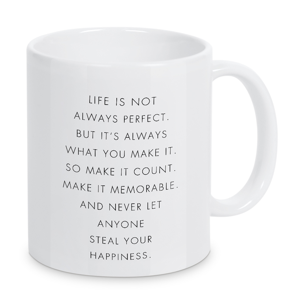 Tasse "Life quote" artboxONE - Typografie,Menschen
