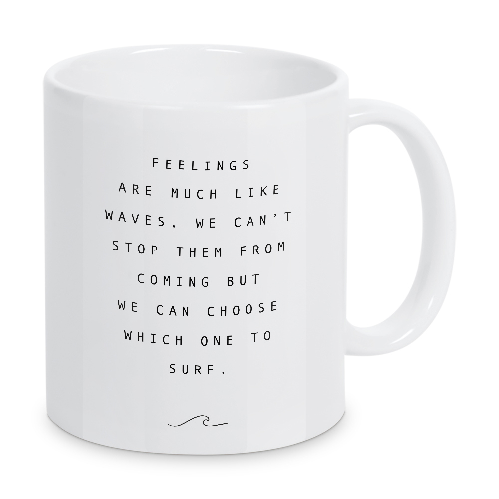 Tasse "Feelings" artboxONE - Typografie,Menschen