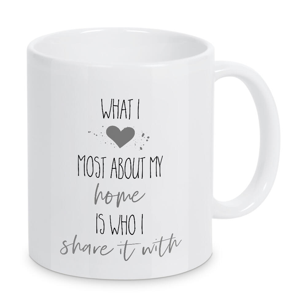 Tasse "Was ich am meisten liebe" artboxONE - Typografie,Liebe