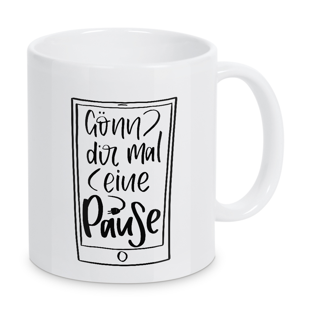 Tasse "Handypause" artboxONE - Typografie,Lustig