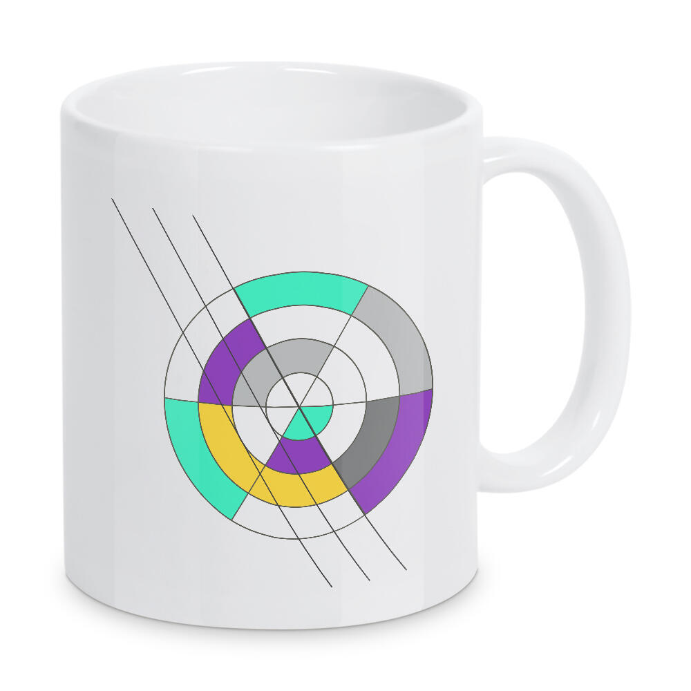 Tasse "4 Circles" artboxONE - Abstrakt,Geometrie