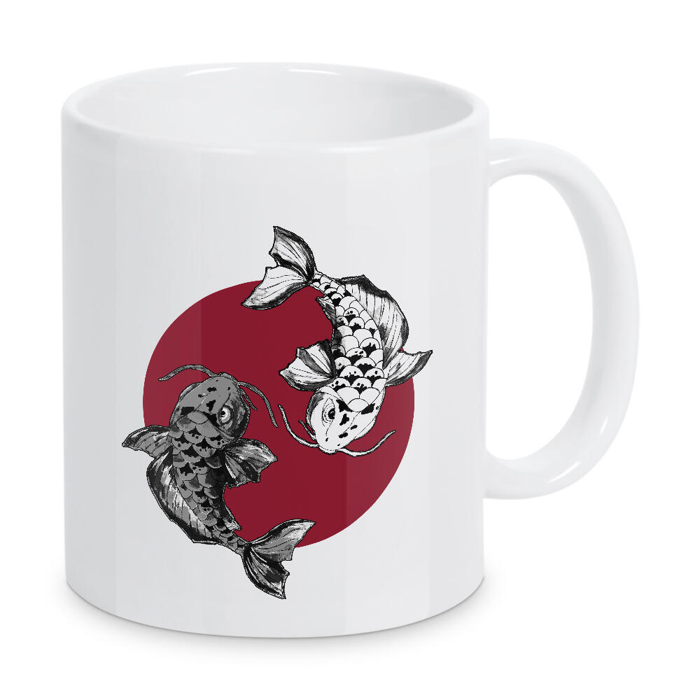 Tasse "Japanese Koi Carp Circle" artboxONE - Natur,Tiere,Unterwasser