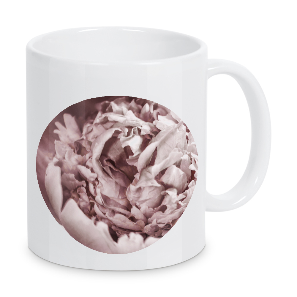 Tasse "Peonies I" artboxONE - Natur,Floral - Peonies,Blume,Flower,Pink,Boho,Botanical,Botanisch,Closeup,Nahaufnahme,Floral,Natur,Nature