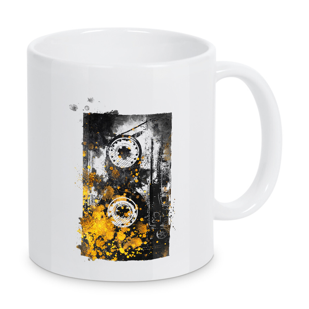 Tasse "Music tape" artboxONE - Musik - Music tape,Music,Tape,Sound,Musik,Kassette,Old,Vintage