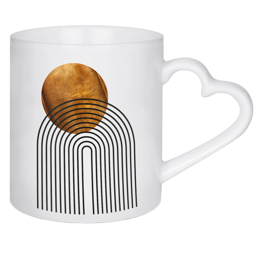 Herztasse "Mid Century study no.eight" artboxONE - Abstrakt,Geometrie