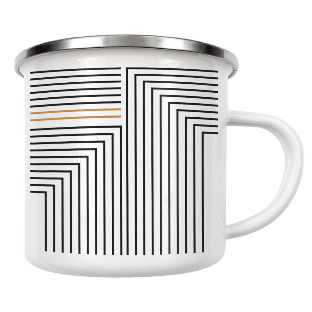 Emaille Tasse "Mid Century study no.twentyone" artboxONE - Abstrakt,Geometrie