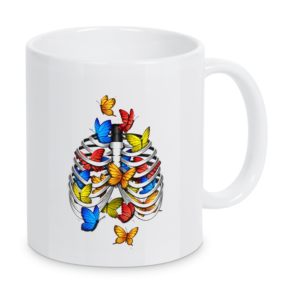Tasse "Butterflies in my stomach" artboxONE - Natur,Tiere