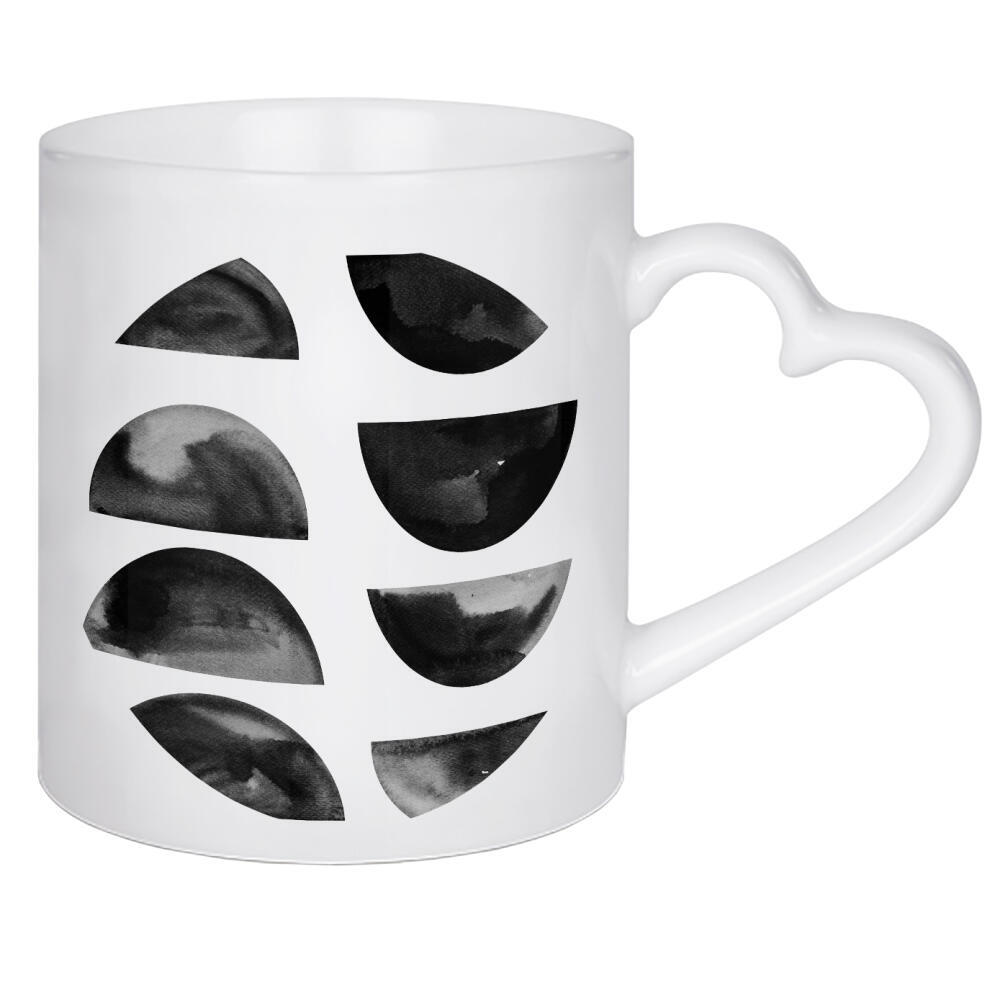 Herztasse "Semi Circle Watercolor" artboxONE - Abstrakt,Geometrie
