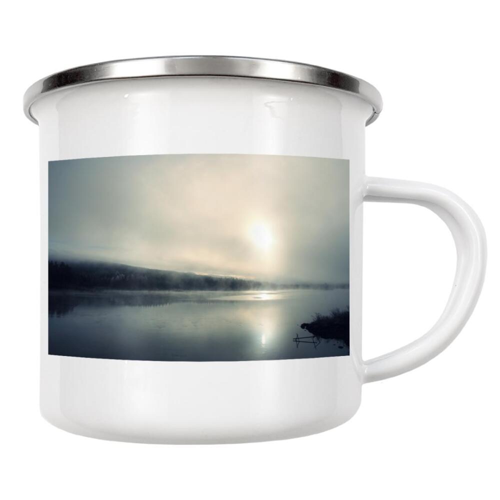 Emaille Tasse "Schwedischer See" artboxONE - Natur,Reise,Reise / Länder