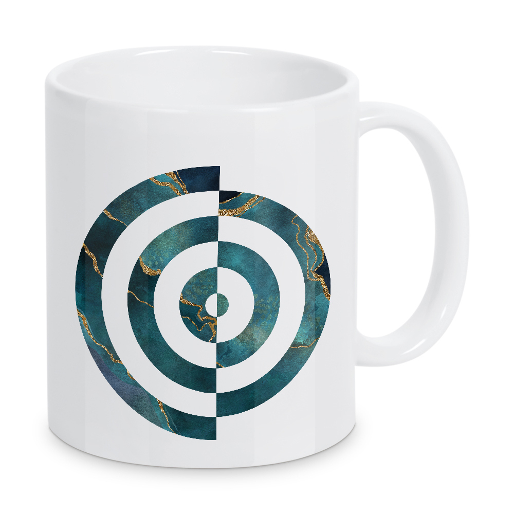 Tasse "Emerald Gemstone Luxury" artboxONE - Marmor