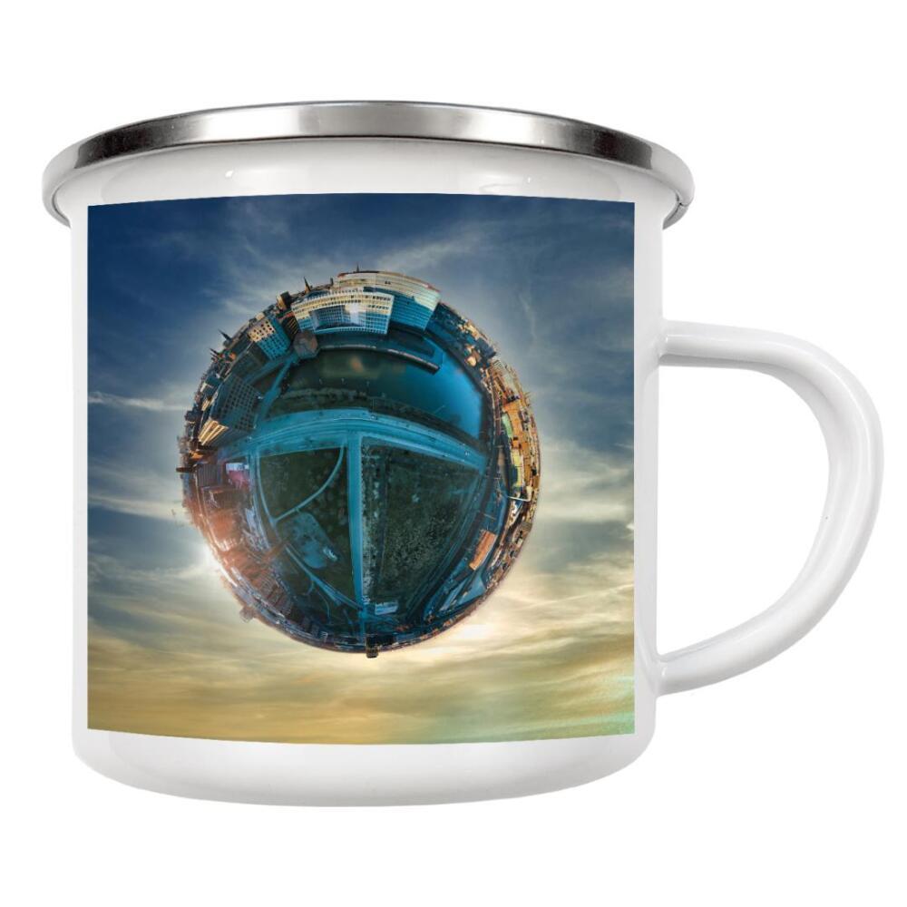 Emaille Tasse "Hamburg Hafencity - Lohsepark" artboxONE - Städte,Städte / Hamburg,Reise,Architektur,Reise / Länder