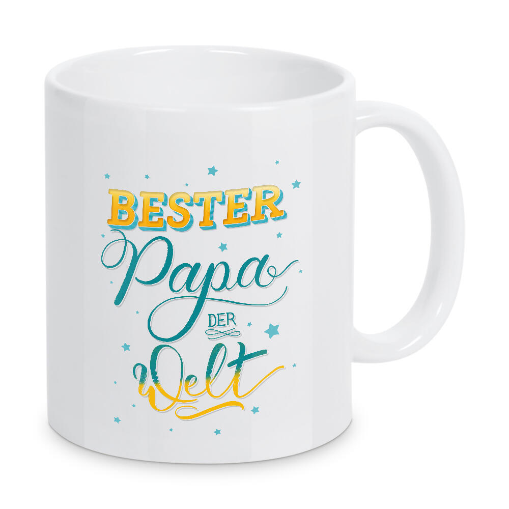 Tasse "Bester Papa der Welt" artboxONE - Typografie,Liebe,Für Papa