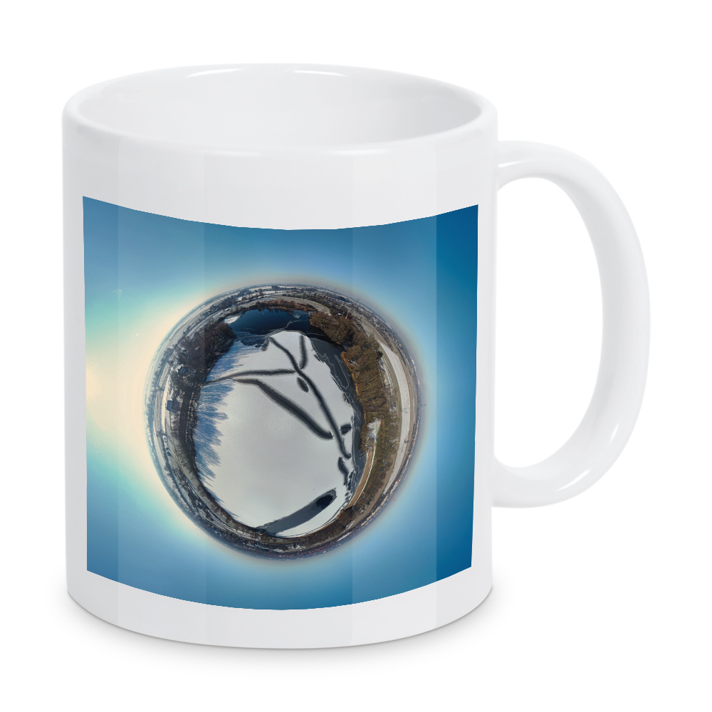 Tasse "See "Hinterm Horn" in Hamburg" artboxONE - Städte,Städte / Hamburg,Natur,Reise,Reise / Länder