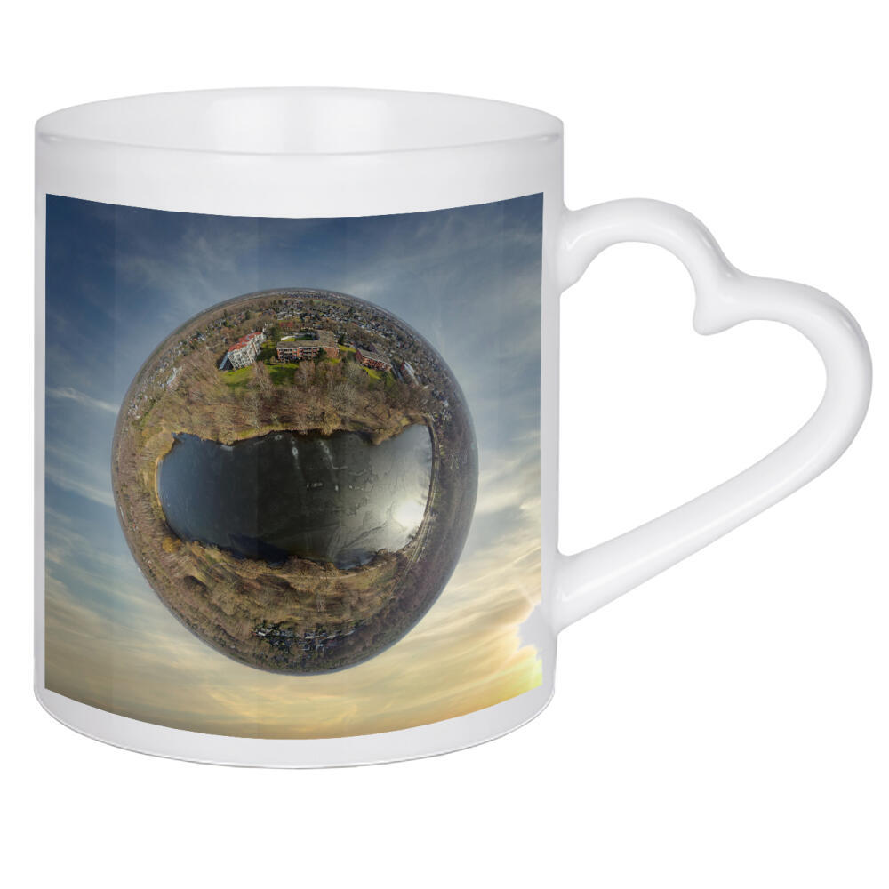 Herztasse "Mühlenteich in Glinde/SH" artboxONE - Städte,Städte / Hamburg,Natur,Reise,Reise / Länder