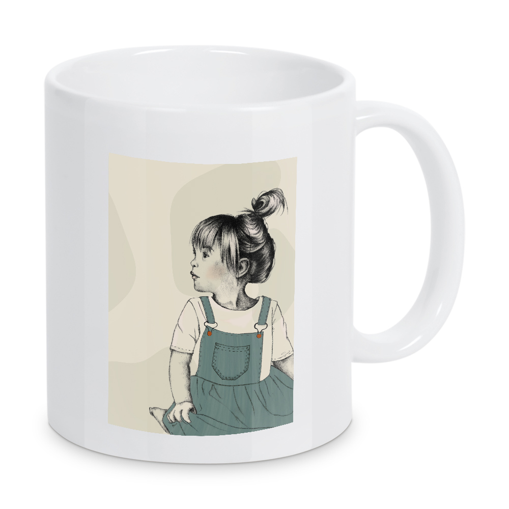 Tasse "Green Dress" artboxONE - Für Kinder,Menschen,Für Mama