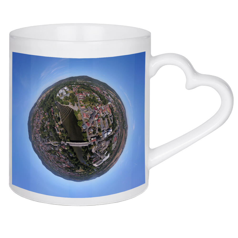 Herztasse "Saalekaskade in Saalfeld/TH" artboxONE - Städte,Natur,Reise,Reise / Länder